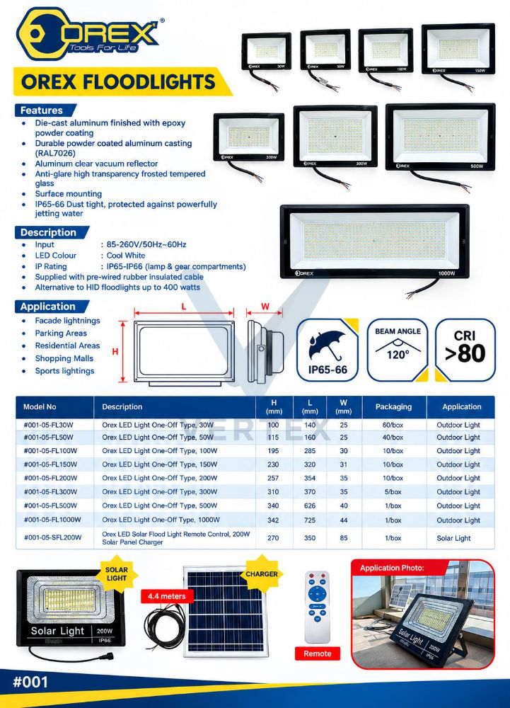 Orex Flood Lights