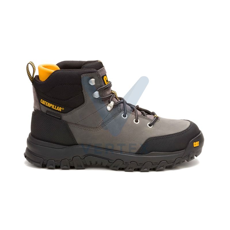 Caterpillar Men's Threshold Rebound Hiker Waterproof Steel Toe Work Boot -Quiet Shade