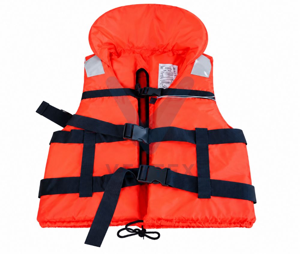 Orange Life Jacket C/W Bucket
