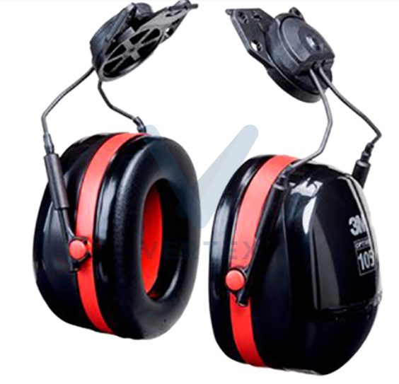 3M Optime 105 Earmuff, Hard Hat