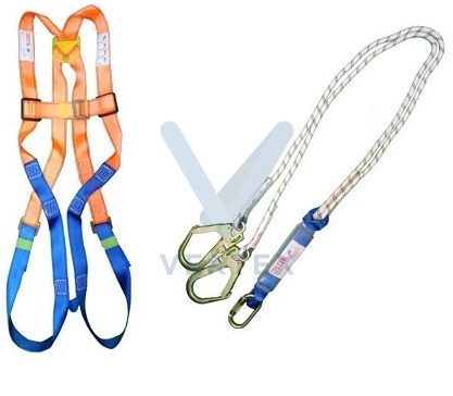 Hornet Full Body Harness (HT08) and Energy Absorber and Twin Lanyard (HT02K)