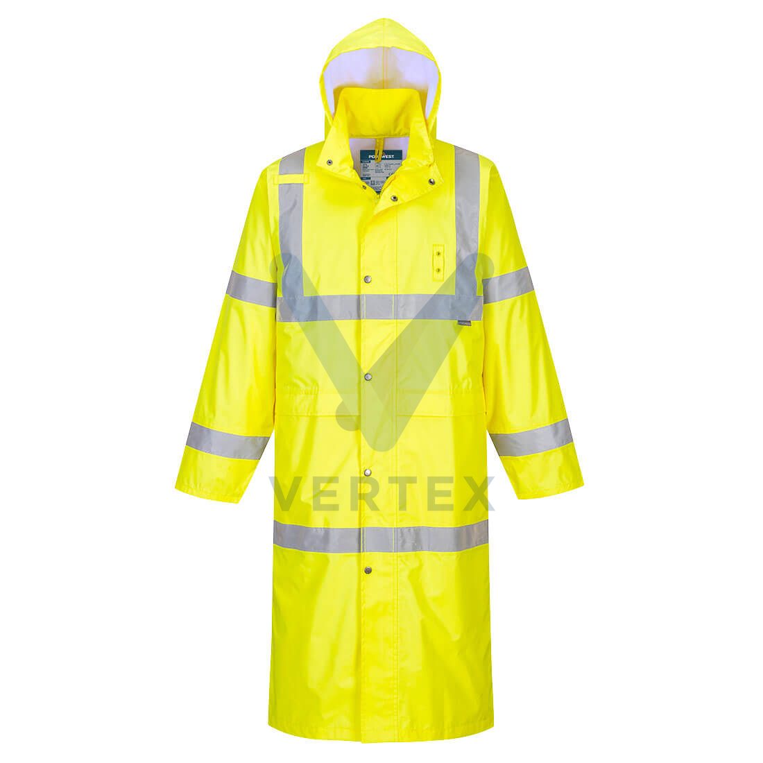 Portwest H445 Hi-Vis Rain Coat 122cm -L