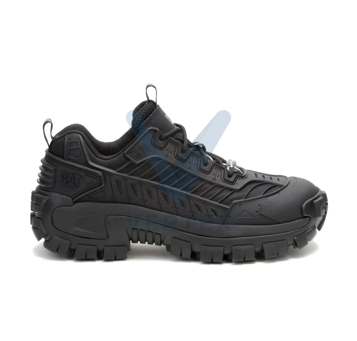 Caterpillar Invader Mecha Composite Toe Work Shoe -Black/Black