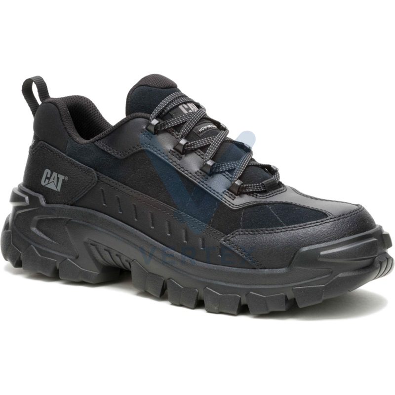 Caterpillar Invader Sport Lo Leather CT Safety Shoe -Black