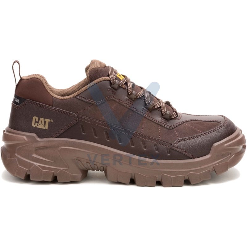 Caterpillar Invader Sport Lo Leather CT Safety Shoe -Coffee Bean