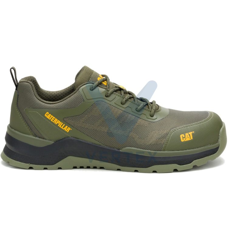 Caterpillar Inductor Mesh LO S3S FO HRO SR ESD Shoe -Olive