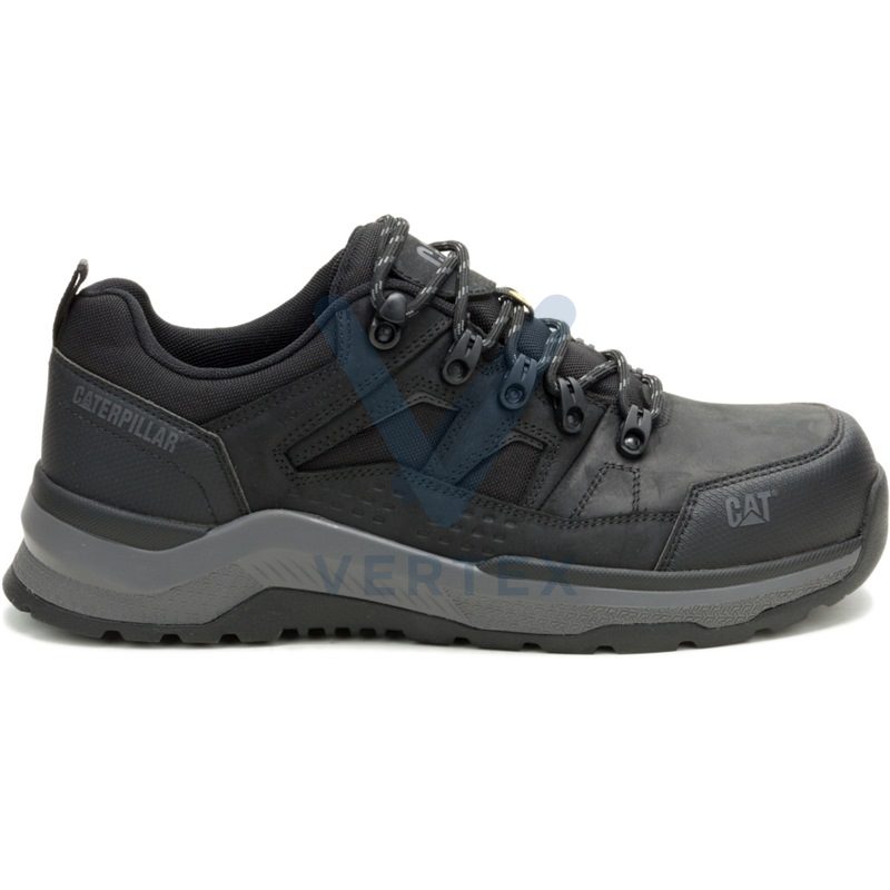 Caterpillar Inductor Leather LO S3S FO HRO SR ESD Shoe -Black