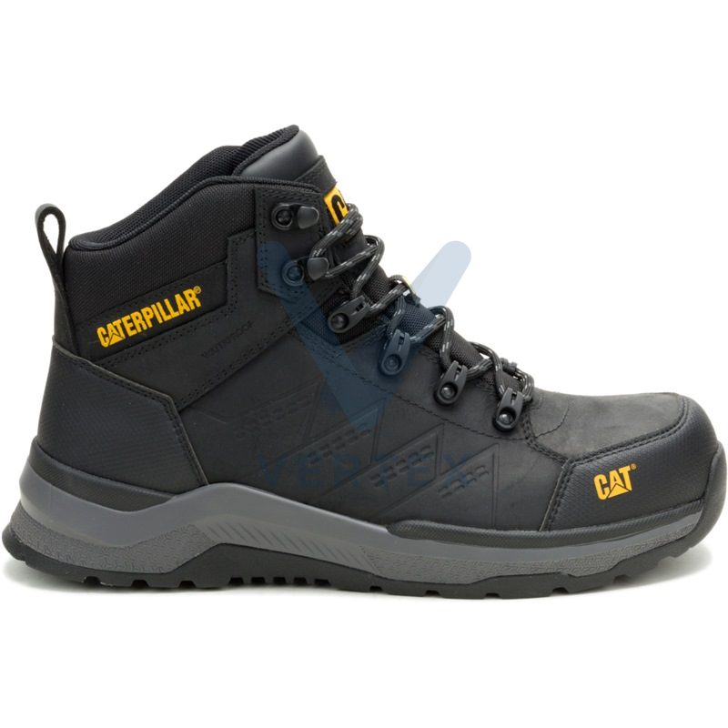 Caterpillar Inductor Leather MID S3S FO HRO ESD -Black
