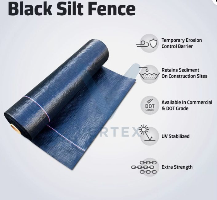 Silt Fence Black