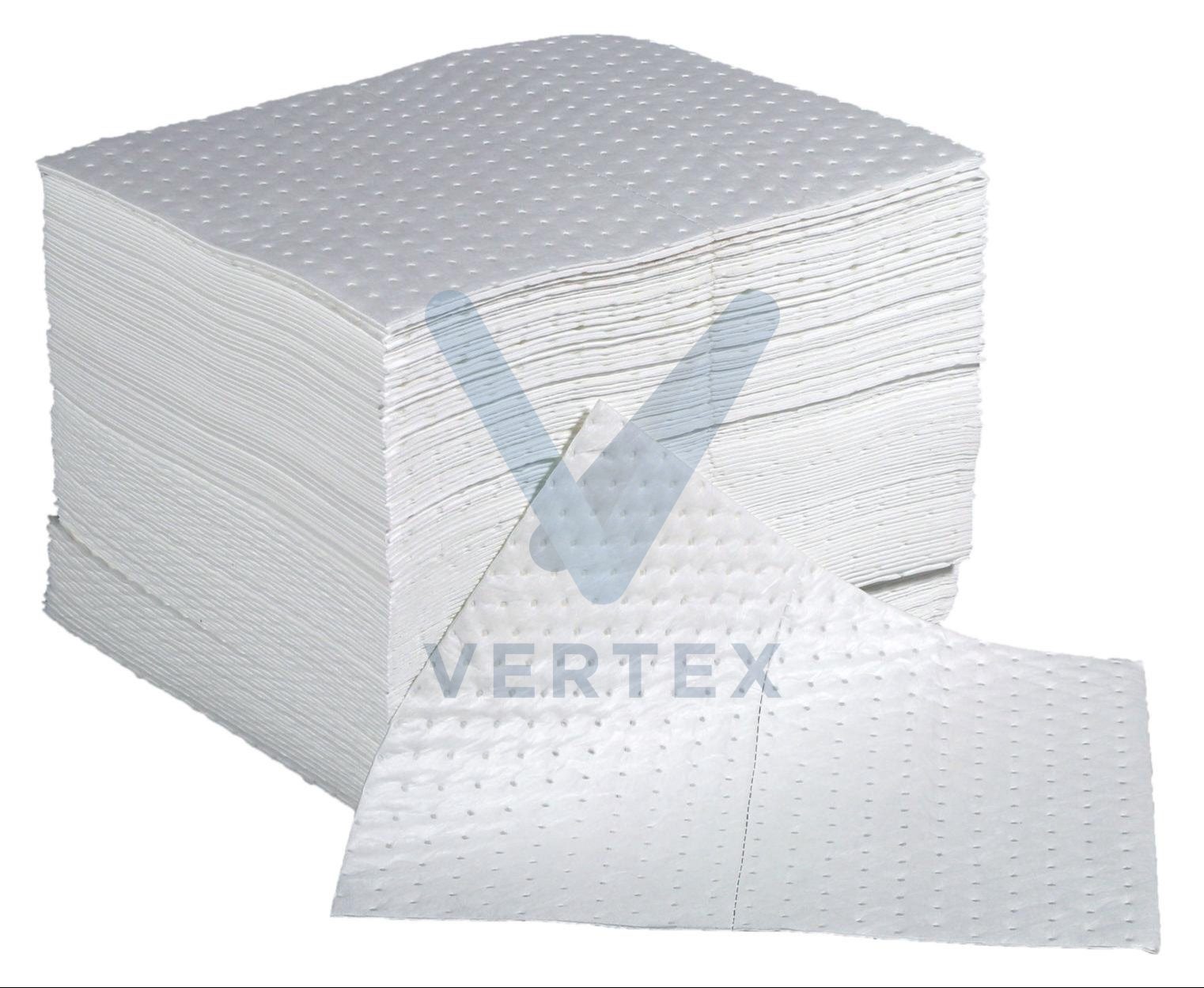 OSS Oil Absorbent Pads White 200gsm 40cm x 50cm (100pcs/pack)