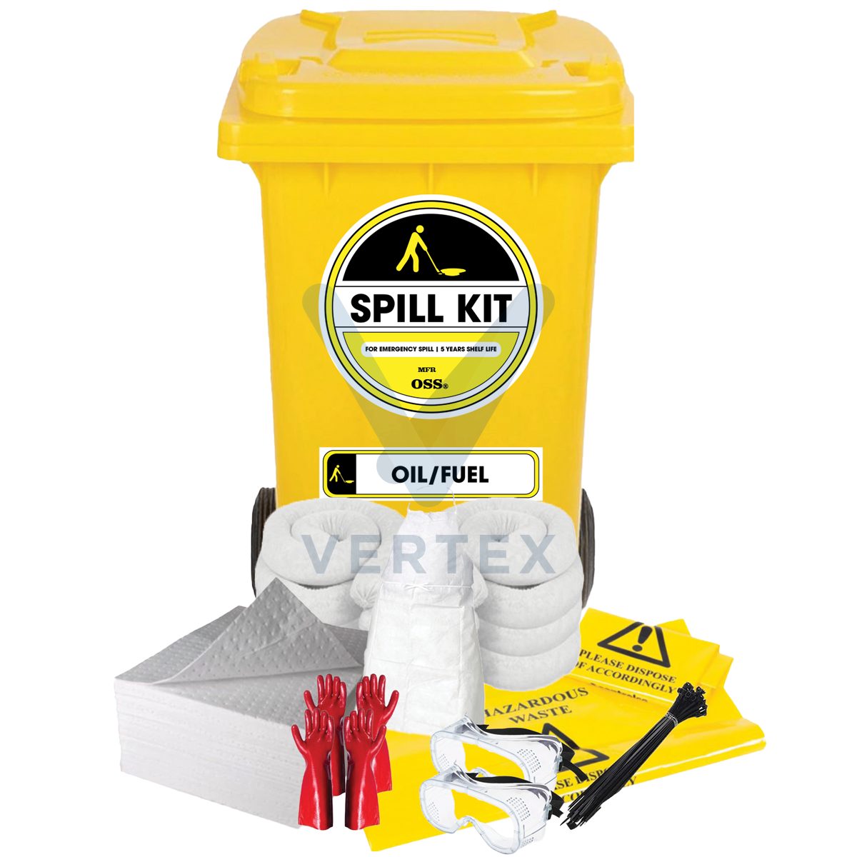 OSS 120L Bin Oil/Fuel Spill Kit