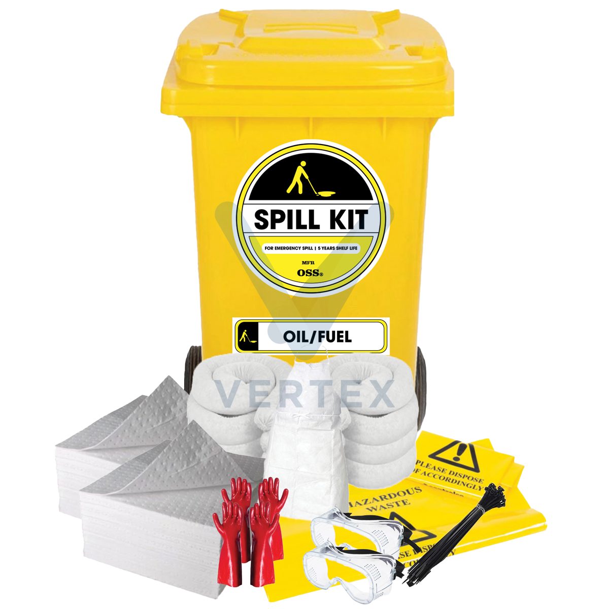 OSS 240L Bin Oil/Fuel Spill Kit