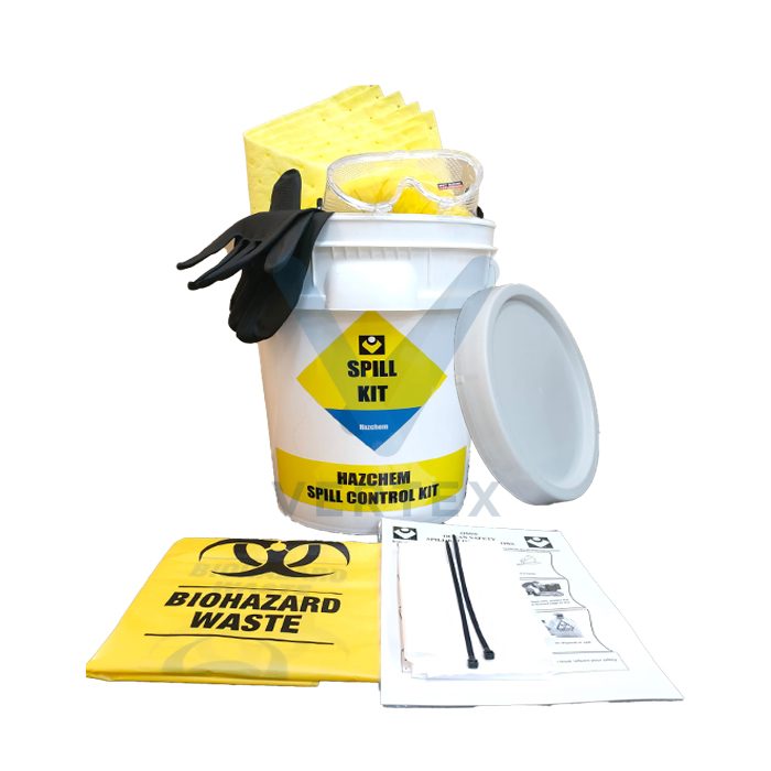 OSS 20L Hazchem / Chemical Spill Kit In Pail