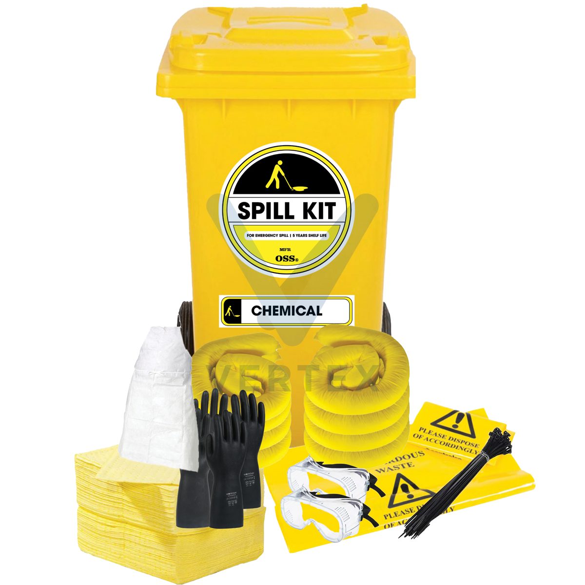 OSS 120L Hazchem / Chemical Spill Kit