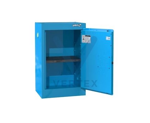 Safetystar Acid/ Corrosive Safety Cabinet 12 Gallons Blue Manual Close 1 Door