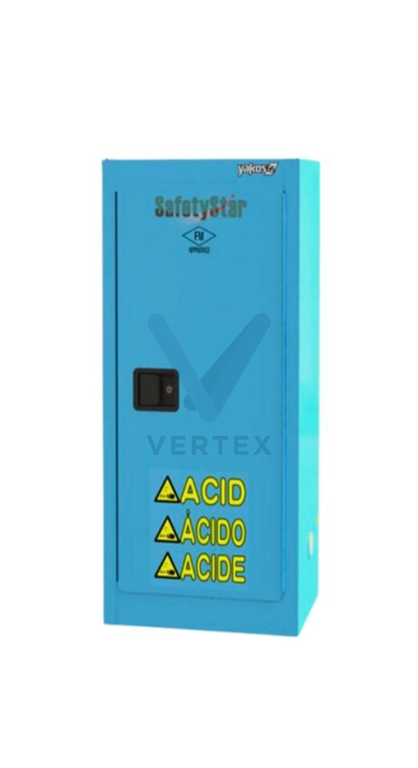 Safetystar Acid/ Corrosive Safety Cabinet 22 Gallons Blue Manual Close 1 Door