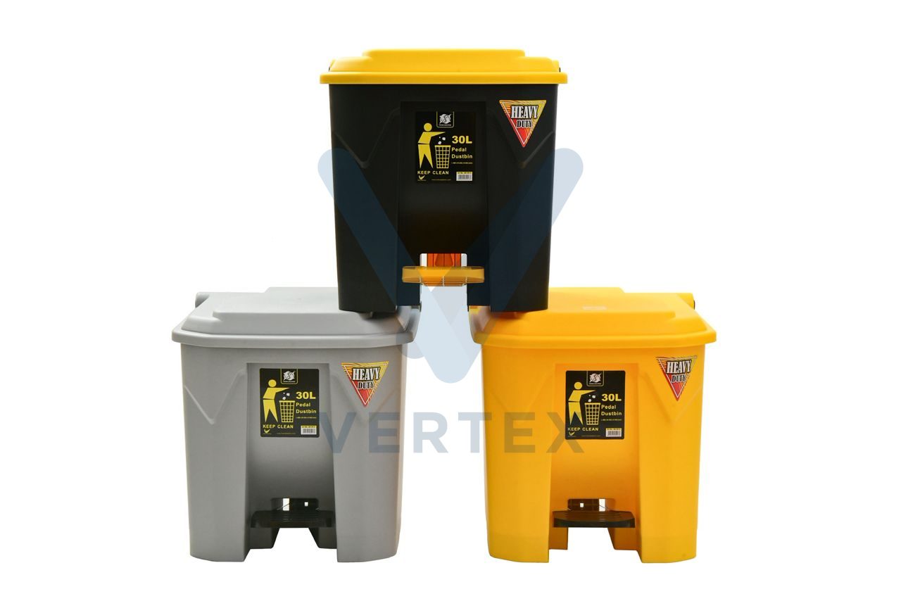 Heavy Duty Pedal Dust Bin 30L