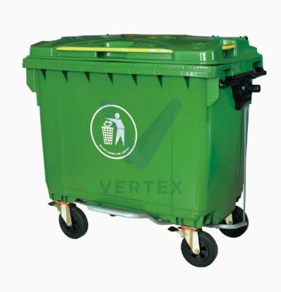 Rubbish Bin 660L with Wheels
