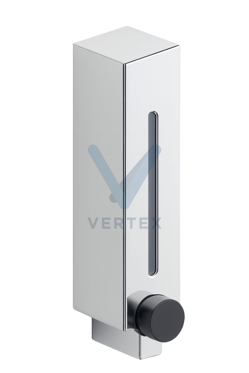 Peco Wall Mount Liquid Soap Dispenser 550ml (Chrome Plated Finish)