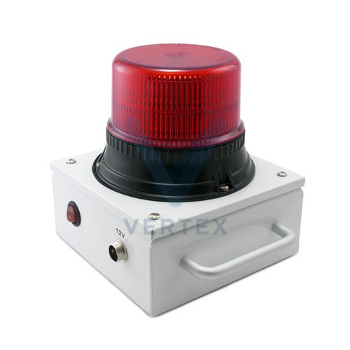 LED Strobe 36W Battery Operated (Red)