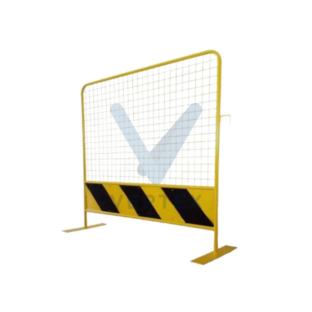 High Fencing Barricade ( Black / Yellow ) 1.8 x 1.8 m