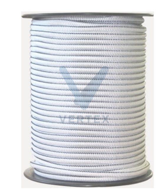 Bungee Cord 6mm x 100m -White