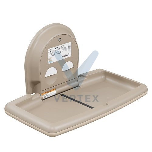 Koala Kare Surface Horizontal White Granite Baby Changing Station
