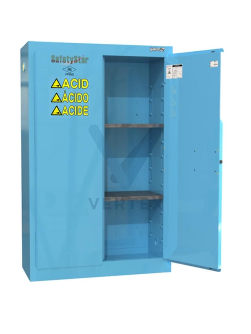 Safetystar Acid / Corrosive Safety Cabinet 45 Gallon 2 Manual Close Doors