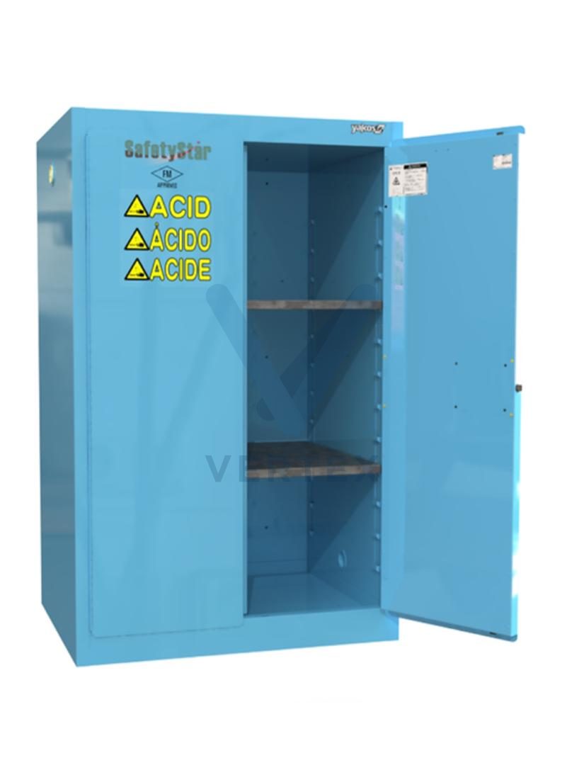 Safetystar Acid / Corrosive Safety Cabinet 90 Gallon2 Manual Close Doors