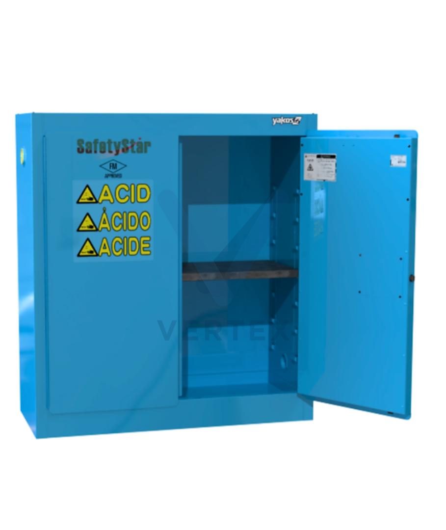 Safetystar Acid / Corrosive Safety Cabinet 30 Gallon 2 Manual Close Doors