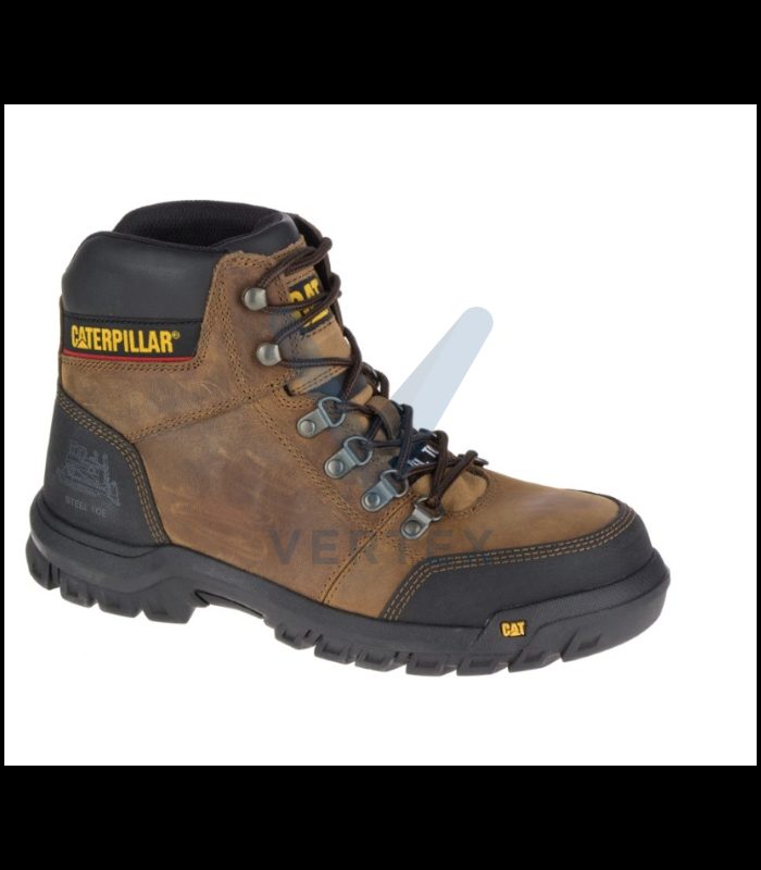 Caterpillar Men's Outline Steel Toe Work Boot -Dark Beige
