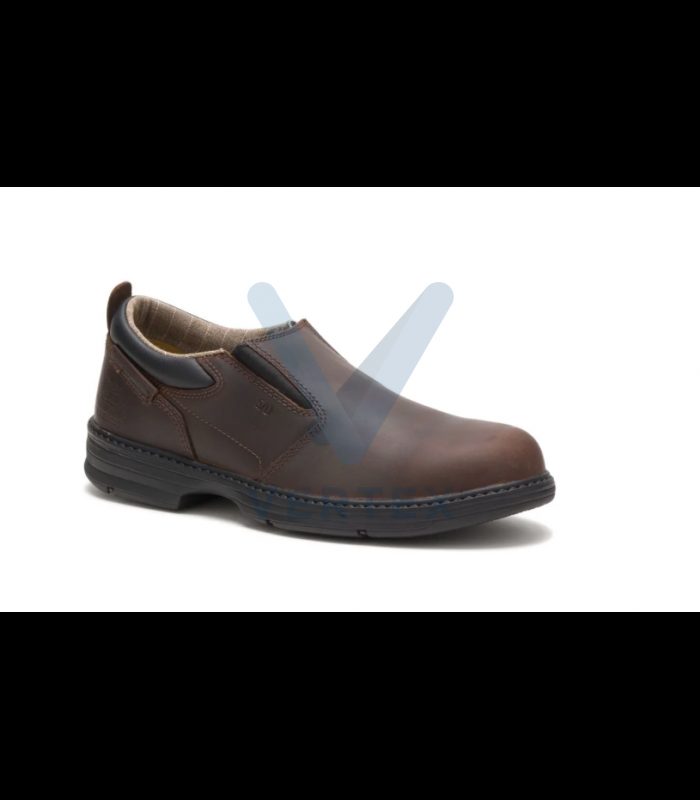 Caterpillar Men's Conclude Steel Toe Work Shoe -Dark Brown