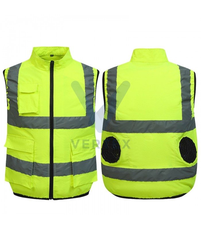 Safety Vest With Fan